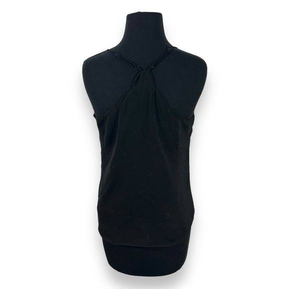 J Crew‎ Spaghetti Strap Tank Top Blouse Womens 6 Black - Picture 2 of 7